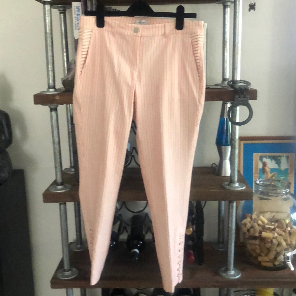 Fun summary pants red/white stripes